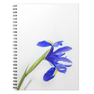 Paarse Iris Bloem Notitieboek