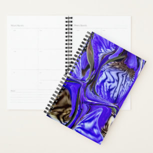 Paarse Iris Bloem Planner