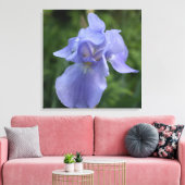 Paarse Iris bloemendoek Print (Insitu (Woonkamer))