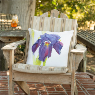 Paarse Iris Buitenkussen