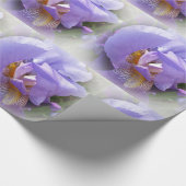 paarse iris cadeaupapier (Hoek)