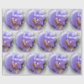 paarse iris cadeaupapier (Vlak)