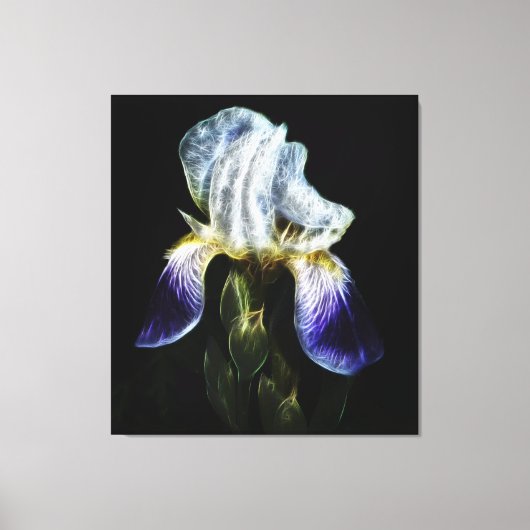 Paarse Iris Canvas Afdruk (Voorkant)