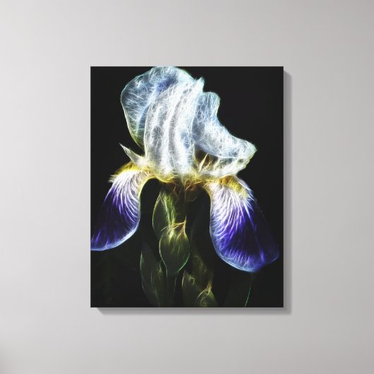 Paarse Iris Canvas Afdruk (Voorkant)