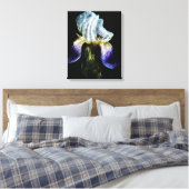 Paarse Iris Canvas Afdruk (Insitu (Slaapkamer))