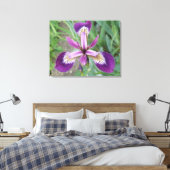 Paarse Iris Canvas afdrukken (Insitu (Slaapkamer))