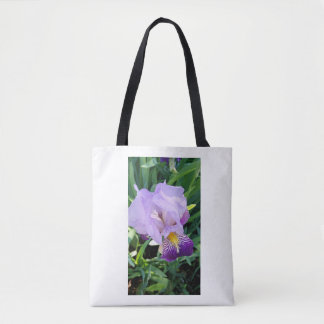 Paarse Iris Canvas tas