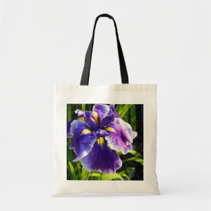 Paarse Iris Canvas tas