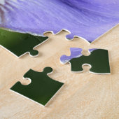 Paarse Iris Flower-fotografie Legpuzzel (Zijkant)