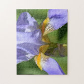 Paarse Iris Flower-fotografie Legpuzzel (Verticaal)