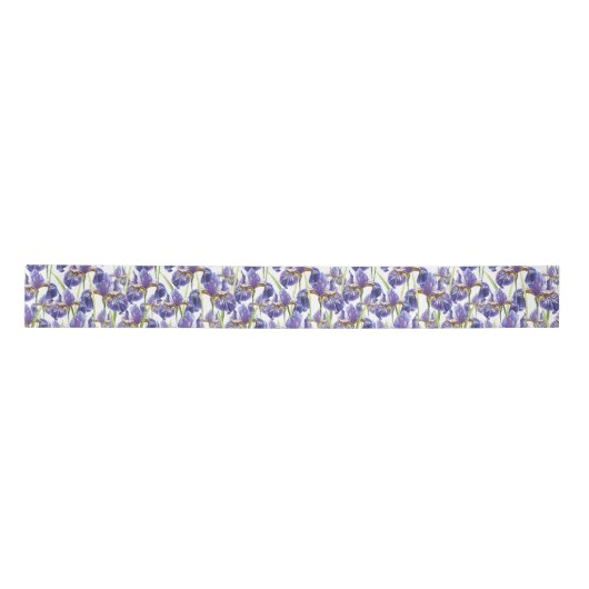 Paarse Iris Flowers Lint (Voorkant)
