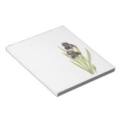 Paarse Iris Flowers Notitieblok (Schuin)