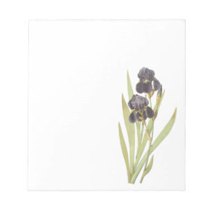 Paarse Iris Flowers Notitieblok