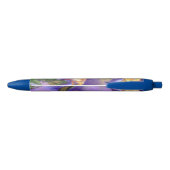 Paarse Iris Flowers Pen verf (Achterkant)