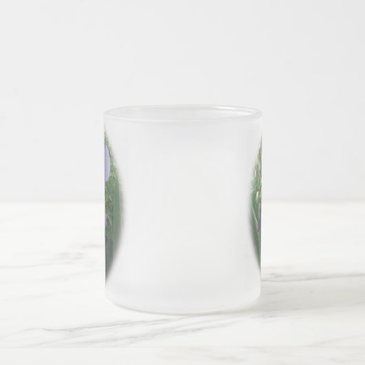 Paarse Iris Frosted Mok (Center)