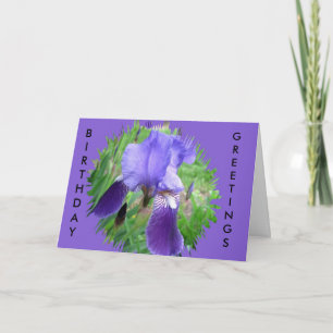 Paarse Iris Kaart