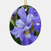 Paarse iris keramisch ornament (Rechts)