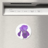 Paarse Iris Magnet Magneet (Insitu (Vaatwasser))