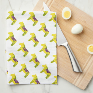 Paarse Iris MoJo Kitchen Towel Theedoek
