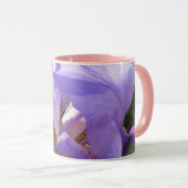 paarse iris mok (Voorkant rechts)