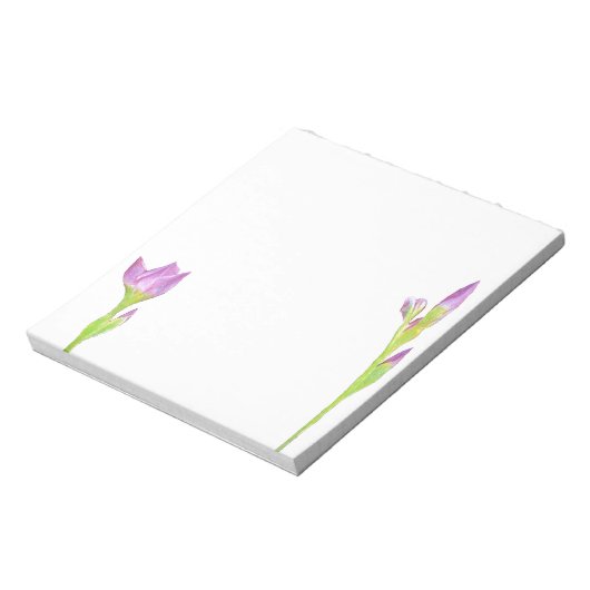 Paarse Iris Notitieblok (Gedraaid)