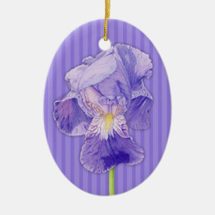 Paarse Iris paarse Ornament