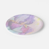 Paarse Iris Papieren Bordje (Gekanteld)