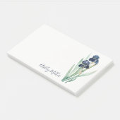Paarse Iris Persoonlijke Post-it Nota's Post-it® Notes (Schuin)