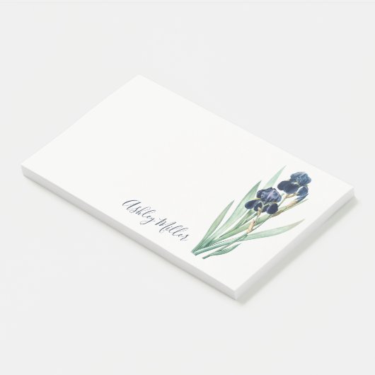 Paarse Iris Persoonlijke Post-it Nota's Post-it® Notes (Schuin)
