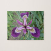 Paarse Iris Puzzle Legpuzzel (Horizontaal)