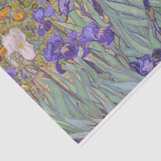  Paarse Iris Schilderkunst Tissuepapier (Detail)