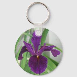 Paarse Iris Sleutelhanger