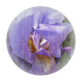 paarse iris snijplank (Voorkant)