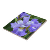 Paarse iris tegeltje (Zijkant)