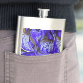 Paarse Iris-ventilator Flacon (Voorbeeld)