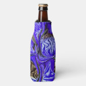 Paarse Iris-ventilator Flesjeskoeler (Fles Voorkant)