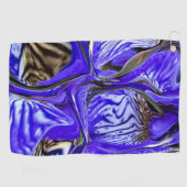 Paarse Iris-ventilator Golfhanddoek (Horizontaal)