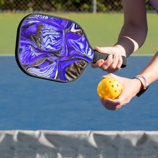 Paarse Iris-ventilator Pickleball Paddle (Insitu)