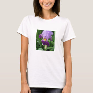 Paarse Iris Vrouwen T-shirt