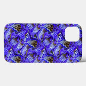 Paarse irisbloem / schuin / betegeld / Case-Mate iPhone case (Achterkant (horizontaal))