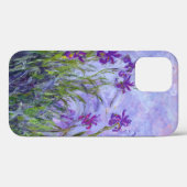 Paarse Irises Floral Landschap Claude Monet Case-Mate iPhone Case (Achterkant (horizontaal))