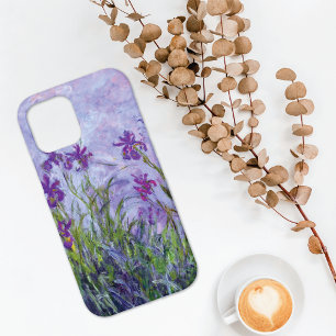 Paarse Irises Floral Landschap Claude Monet iPhone 12 Hoesje