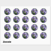 Paarse Irises Flower Art Sticker Decals (Vel)