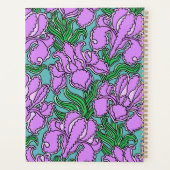 Paarse Irises Planner (Achterkant)