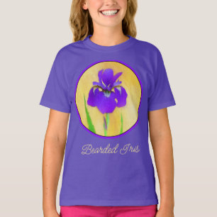 Paarse irisschildering - Oorspronkelijke aanjager T-shirt