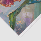 paarse irissen ontkoppeling tissuepapier (Detail)