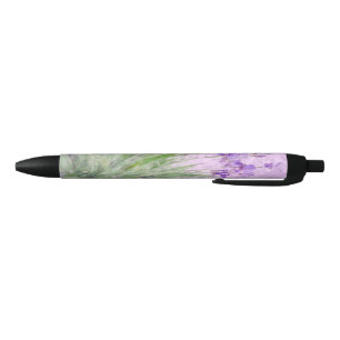 Paarse Irissen Zwarte Inkt Pen