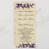 Paarse ivooroorlog programma (Voorkant / Achterkant)