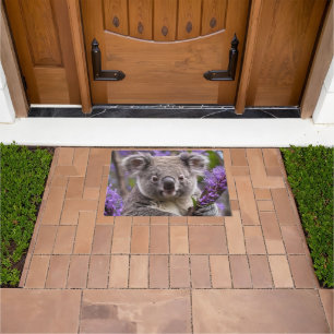 Paarse Jacaranda Koala Beer, Deurmat