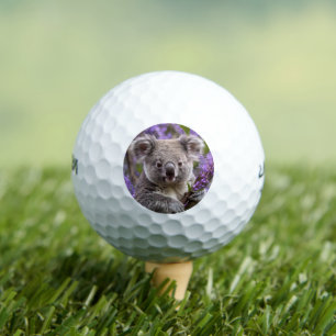 Paarse Jacaranda Koala Beer, Golfballen